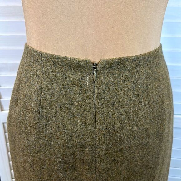 LOFT Pencil Skirt Size 4 Wool Blend Beige Tan NWOT - Picture 4 of 12